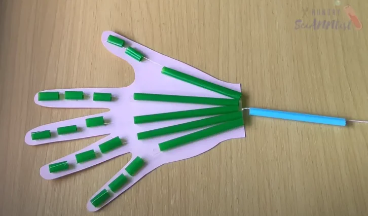 Projeto de Ciências: Mão Robótica de Papel Simples para Crianças [vídeo]